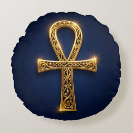 Ankh Symbol Bedeutung – Schlüssel des Lebens´10 ラウンドクッション