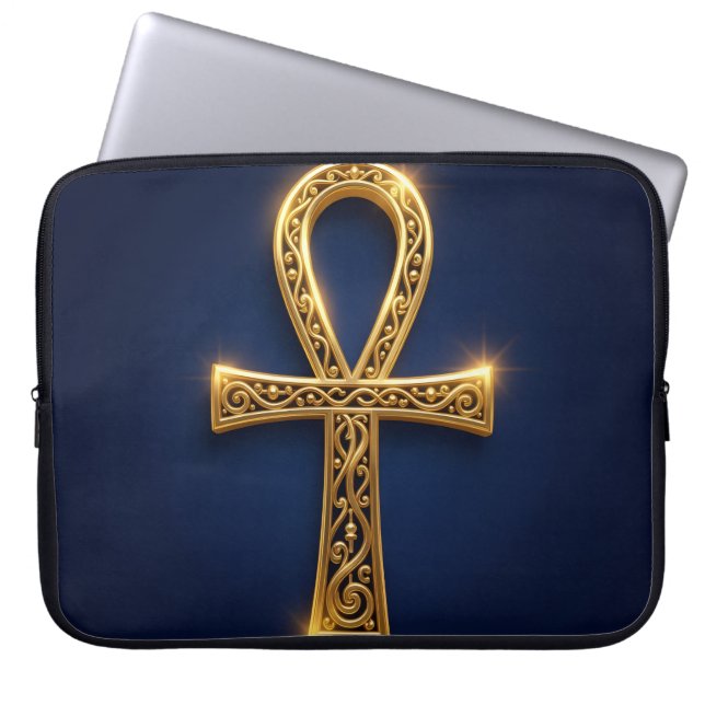 Ankh Symbol Bedeutung – Schlüssel des Lebens´10 ラップトップスリーブ (正面)