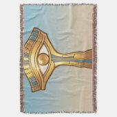 Ankh Symbol Bedeutung – Schlüssel des Lebens´11 スローブランケット (正面縦)