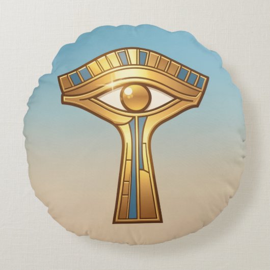 Ankh Symbol Bedeutung – Schlüssel des Lebens´11 ラウンドクッション (正面)