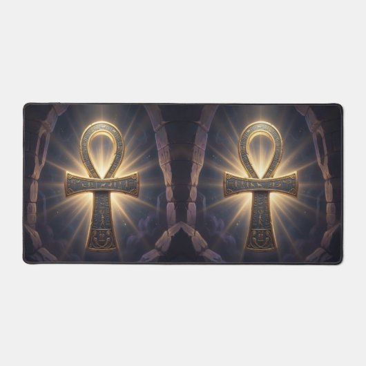 Ankh Symbol Bedeutung – Schlüssel des Lebens´12 デスクマット (正面)