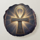 Ankh Symbol Bedeutung – Schlüssel des Lebens´12 ラウンドクッション (裏面)