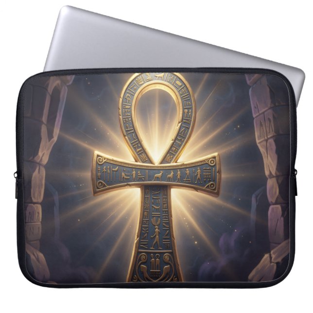 Ankh Symbol Bedeutung – Schlüssel des Lebens´12 ラップトップスリーブ (正面)