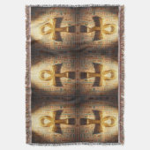 Ankh Symbol Bedeutung – Schlüssel des Lebens´1 スローブランケット (正面縦)