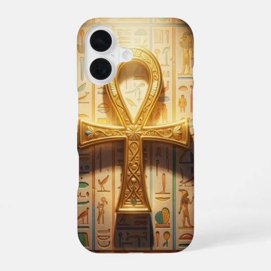 Ankh Symbol Bedeutung – Schlüssel des Lebens´1 iPhone 16ケース (裏面)