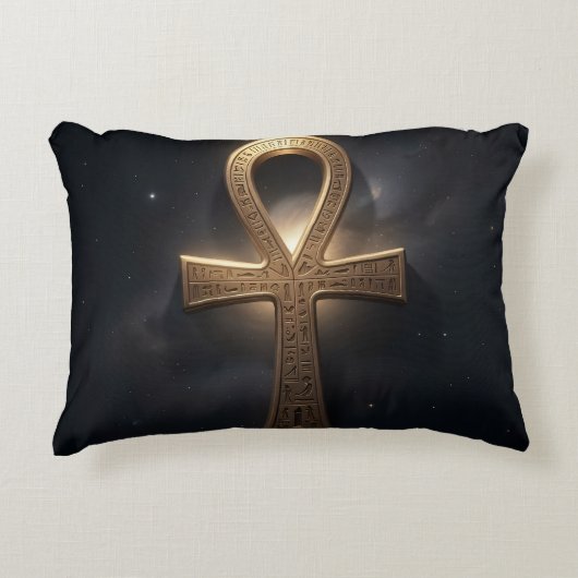 Ankh Symbol Bedeutung – Schlüssel des Lebens´2 アクセントクッション (正面)