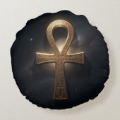 Ankh Symbol Bedeutung – Schlüssel des Lebens´2 ラウンドクッション (裏面)