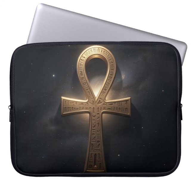 Ankh Symbol Bedeutung – Schlüssel des Lebens´2 ラップトップスリーブ (正面)