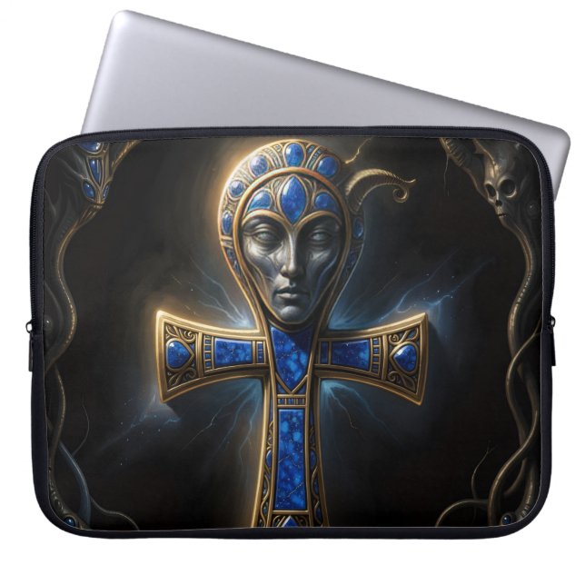 Ankh Symbol Bedeutung – Schlüssel des Lebens´3 ラップトップスリーブ (正面)