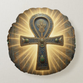 Ankh Symbol Bedeutung – Schlüssel des Lebens´4 ラウンドクッション
