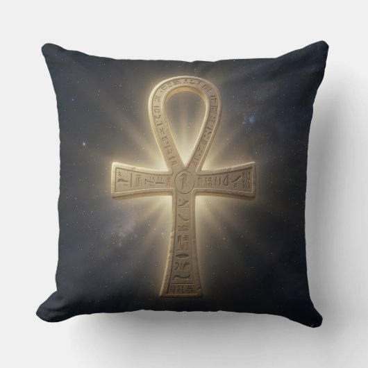 Ankh Symbol Bedeutung – Schlüssel des Lebens´5 クッション (正面)