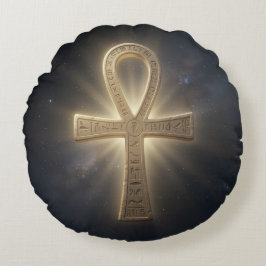 Ankh Symbol Bedeutung – Schlüssel des Lebens´5 ラウンドクッション