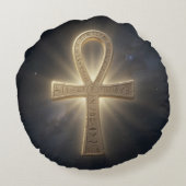 Ankh Symbol Bedeutung – Schlüssel des Lebens´5 ラウンドクッション (裏面)