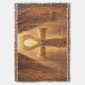 Ankh Symbol Bedeutung – Schlüssel des Lebens´6 スローブランケット (正面縦)