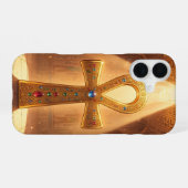 Ankh Symbol Bedeutung – Schlüssel des Lebens´6 iPhone 16ケース (裏面横)