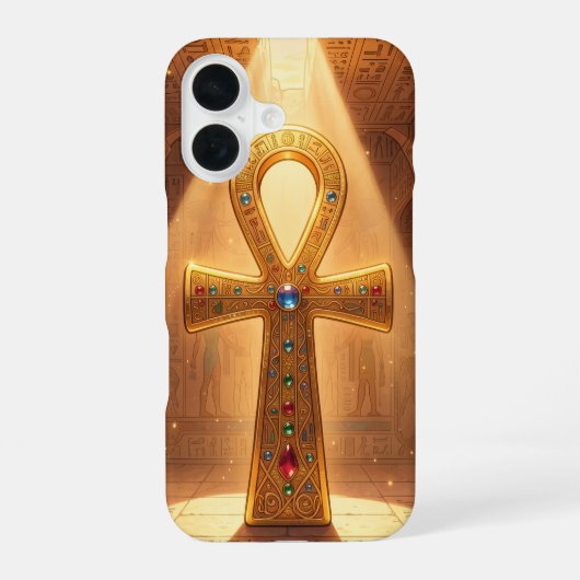 Ankh Symbol Bedeutung – Schlüssel des Lebens´6 iPhone 16ケース (裏面)