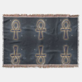 Ankh Symbol Bedeutung – Schlüssel des Lebens´7 スローブランケット (正面)