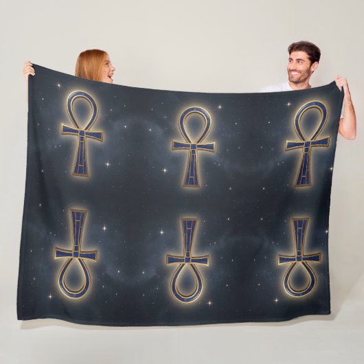 Ankh Symbol Bedeutung – Schlüssel des Lebens´7 フリースブランケット (インサイチュ)