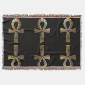Ankh Symbol Bedeutung – Schlüssel des Lebens´8 スローブランケット (正面)