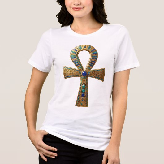 Ankh Symbol Bedeutung – Schlüssel des Lebens´8 トライブレンドＴシャツ (正面)