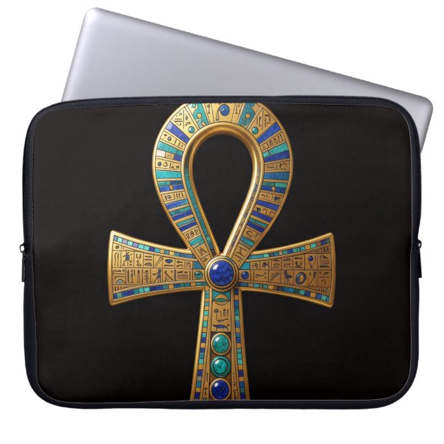 Ankh Symbol Bedeutung – Schlüssel des Lebens´8 ラップトップスリーブ (正面)