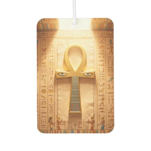 Ankh Symbol Bedeutung – Schlüssel des Lebens´9 カーエアーフレッシュナー (正面)