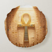 Ankh Symbol Bedeutung – Schlüssel des Lebens´9 ラウンドクッション (裏面)