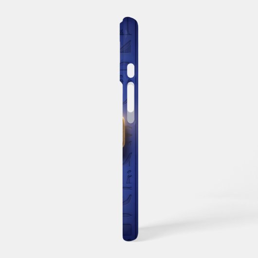 Ankh Symbol Bedeutung – Schlüssel des Lebens iPhone 16ケース (左側面)