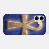 Ankh Symbol Bedeutung – Schlüssel des Lebens iPhone 16ケース (裏面横)