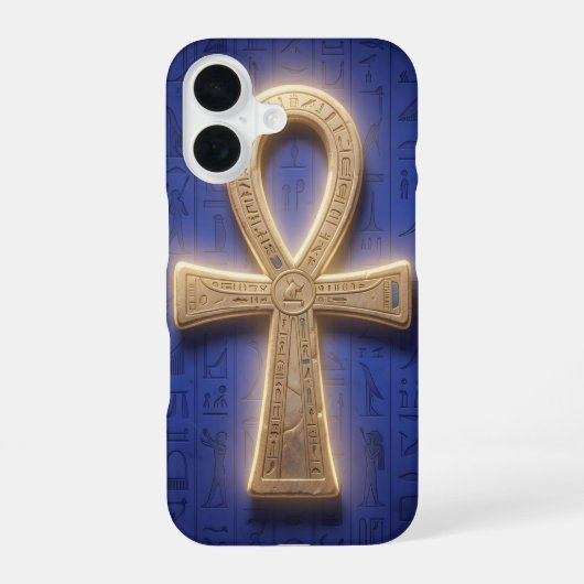 Ankh Symbol Bedeutung – Schlüssel des Lebens iPhone 16ケース (裏面)