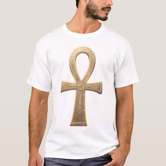Ankh Symbol Bedeutung – Schlüssel des Lebens Tシャツ (正面)
