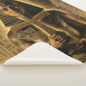 Ankh Symbol Meaning – Key of Life シェルパブランケット (3/4)