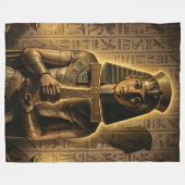 Ankh Symbol Meaning – Key of Life フリースブランケット (正面(横))