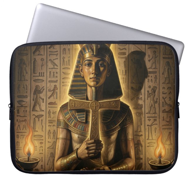 Ankh Symbol Meaning – Key of Life ラップトップスリーブ (正面)