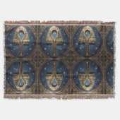 Ankh Symbol Meaning – Key of Life´10 スローブランケット (正面)