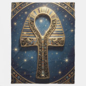 Ankh Symbol Meaning – Key of Life´10 フリースブランケット (正面)