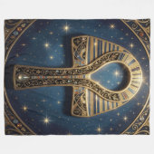 Ankh Symbol Meaning – Key of Life´10 フリースブランケット (正面(横))