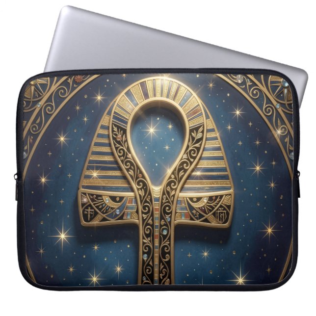 Ankh Symbol Meaning – Key of Life´10 ラップトップスリーブ (正面)
