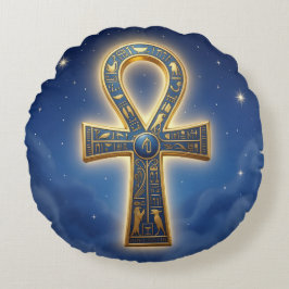 Ankh Symbol Meaning – Key of Life´11 ラウンドクッション