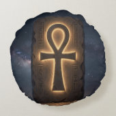 Ankh Symbol Meaning – Key of Life´12 ラウンドクッション (裏面)