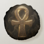 Ankh Symbol Meaning – Key of Life´1 ラウンドクッション (裏面)
