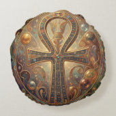 Ankh Symbol Meaning – Key of Life´2 ラウンドクッション (裏面)
