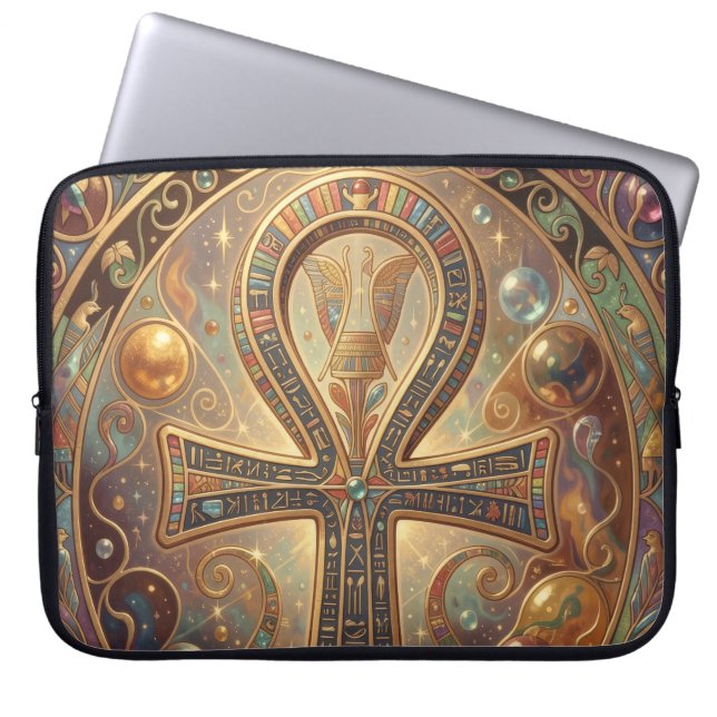 Ankh Symbol Meaning – Key of Life´2 ラップトップスリーブ (正面)