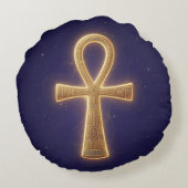 Ankh Symbol Meaning – Key of Life´3 ラウンドクッション (裏面)
