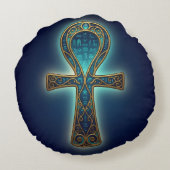 Ankh Symbol Meaning – Key of Life´5 ラウンドクッション (裏面)
