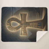 Ankh Symbol Meaning – Key of Life´6 シェルパブランケット (正面(横))
