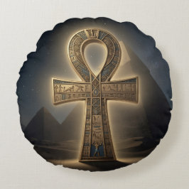 Ankh Symbol Meaning – Key of Life´6 ラウンドクッション