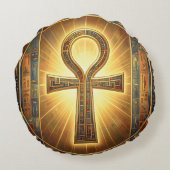 Ankh Symbol Meaning – Key of Life´7 ラウンドクッション (裏面)