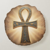 Ankh Symbol Meaning – Key of Life´9 ラウンドクッション (裏面)