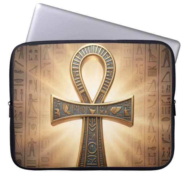 Ankh Symbol Meaning – Key of Life´9 ラップトップスリーブ (正面)